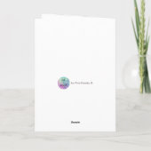 Weihnachtskarte Karte (Rückseite)