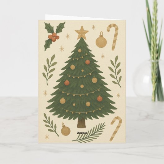 Weihnachtskarte Karte (Rückseite)