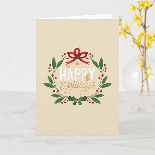 Weihnachtskarte Karte (Gelbe Blume)