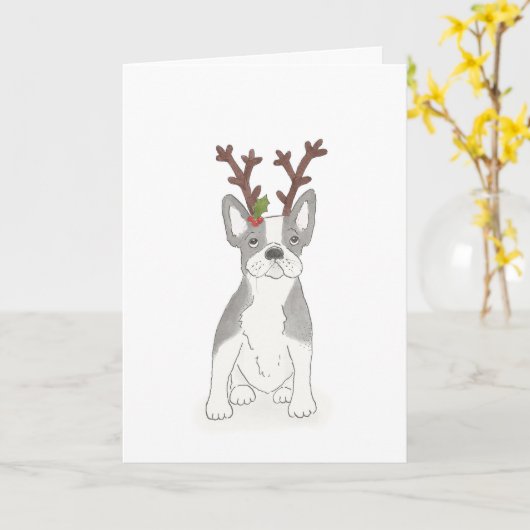 Weihnachtskarte Karte (Gelbe Blume)