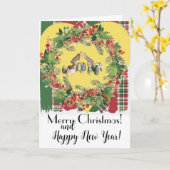 Weihnachtskarte! Karte (Gelbe Blume)