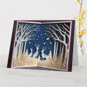 Weihnachtskarte Karte (Gelbe Blume)