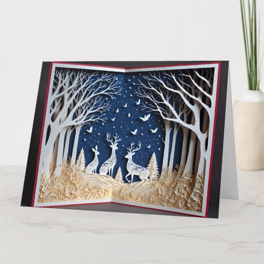 Weihnachtskarte Karte (Vorderseite)