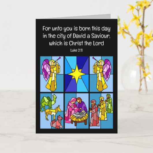 Weihnachtskarte Karte (Gelbe Blume)