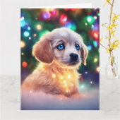 Weihnachtskarte Karte (Gelbe Blume)