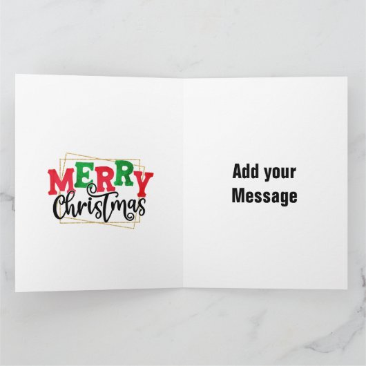 Weihnachtskarte Karte (Innenseite)