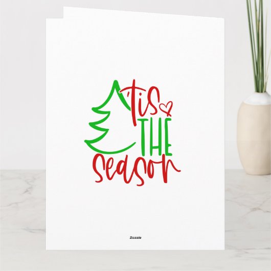 Weihnachtskarte Karte (Rückseite)