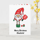 Weihnachtskarte Karte (Gelbe Blume)