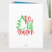 Weihnachtskarte Karte (Rückseite)