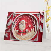 Weihnachtskarte Karte (Gelbe Blume)