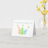 Weihnachtskarte Karte (Gelbe Blume)