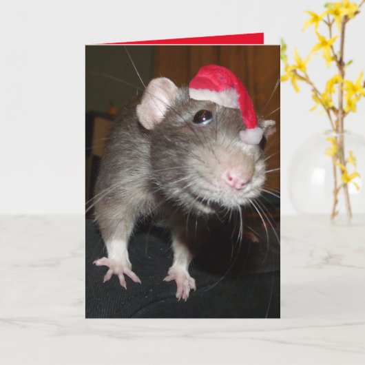 Weihnachtskarte Karte (Gelbe Blume)