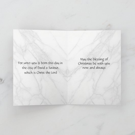 Weihnachtskarte Karte (Innenseite)