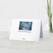 Weihnachtskarte Karte (Rückseite)