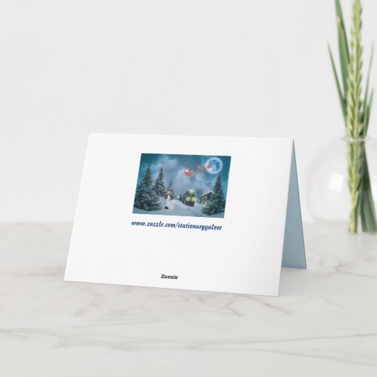 Weihnachtskarte Karte (Rückseite)