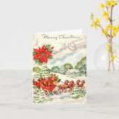 Weihnachtskarte Karte (Gelbe Blume)