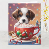 Weihnachtskarte Karte (Gelbe Blume)