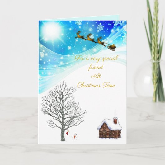 Weihnachtskarte Karte (Vorderseite)