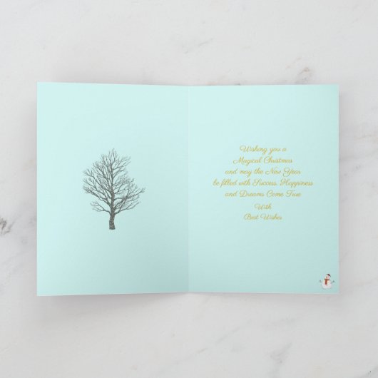 Weihnachtskarte Karte (Innenseite)