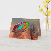 Weihnachtskarte Karte (Gelbe Blume)