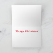 Weihnachtskarte Karte (Innenseite)