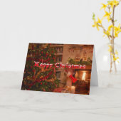 Weihnachtskarte Karte (Gelbe Blume)
