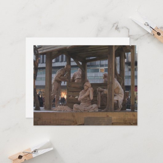 Weihnachtskarte Karte (Vorderseite/Rückseite Beispiel)