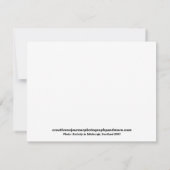 Weihnachtskarte Karte (Rückseite)