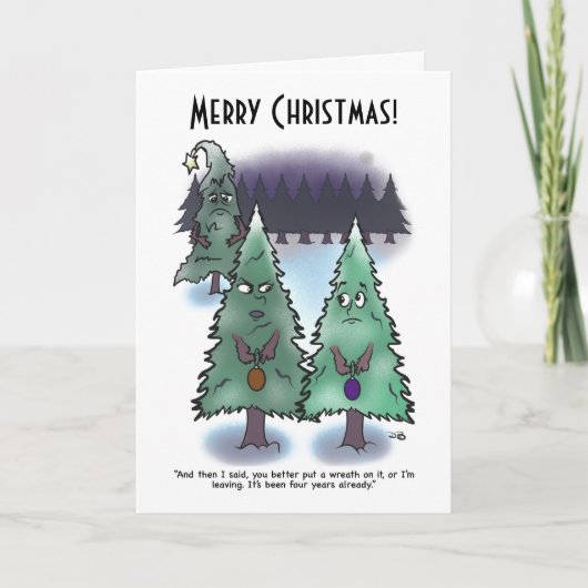 Weihnachtskarte Karte (Vorderseite)