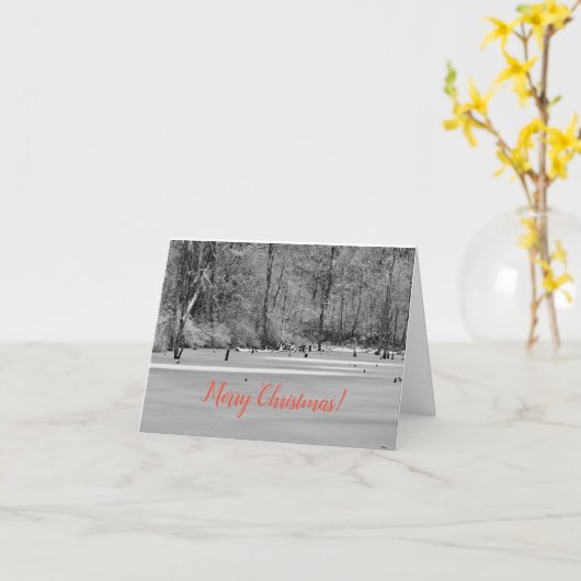 Weihnachtskarte Karte (Gelbe Blume)