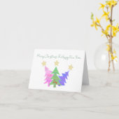 Weihnachtskarte Karte (Gelbe Blume)