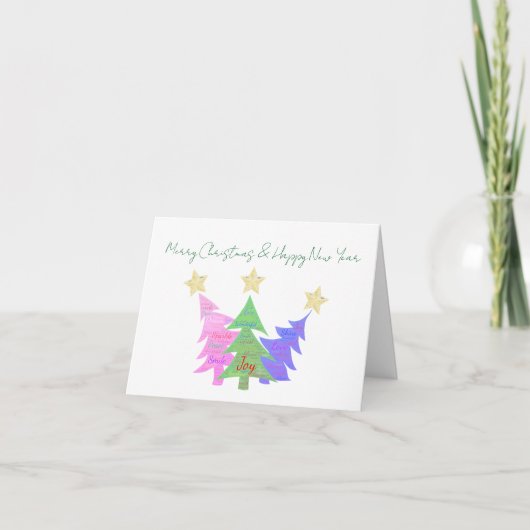 Weihnachtskarte Karte (Vorderseite)