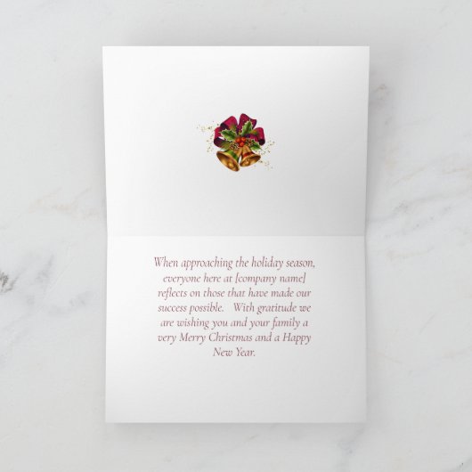 Weihnachtskarte Karte (Innenseite)