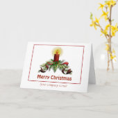 Weihnachtskarte Karte (Gelbe Blume)