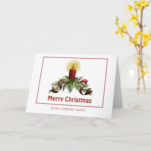 Weihnachtskarte Karte (Gelbe Blume)