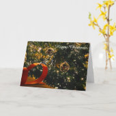 Weihnachtskarte Karte (Gelbe Blume)