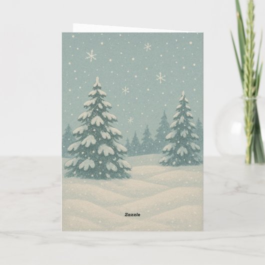 Weihnachtskarte Karte (Rückseite)