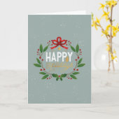 Weihnachtskarte Karte (Gelbe Blume)