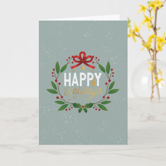 Weihnachtskarte Karte (Gelbe Blume)