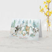 Weihnachtskarte Karte (Gelbe Blume)