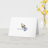 Weihnachtskarte Karte (Gelbe Blume)