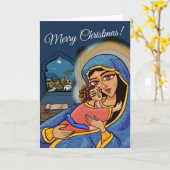 Weihnachtskarte Karte (Gelbe Blume)