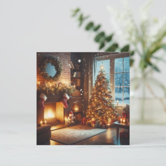 Weihnachtskarte Karte (Stehend Vorderseite)