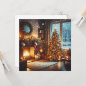 Weihnachtskarte Karte (Vorderseite/Rückseite Beispiel)