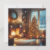 Weihnachtskarte Karte (Vorderseite)