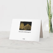 Weihnachtskarte Karte (Rückseite)