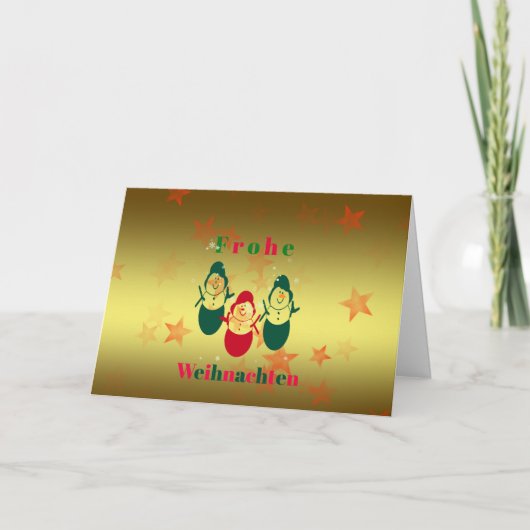 Weihnachtskarte Karte (Vorderseite)