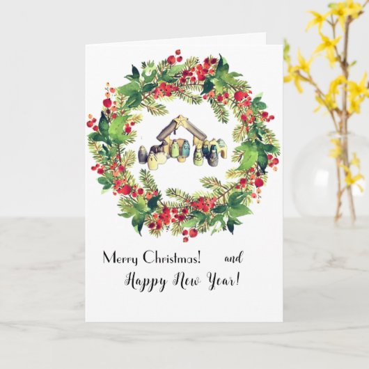 Weihnachtskarte! Karte (Gelbe Blume)