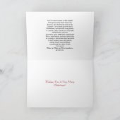 Weihnachtskarte Karte (Innenseite)