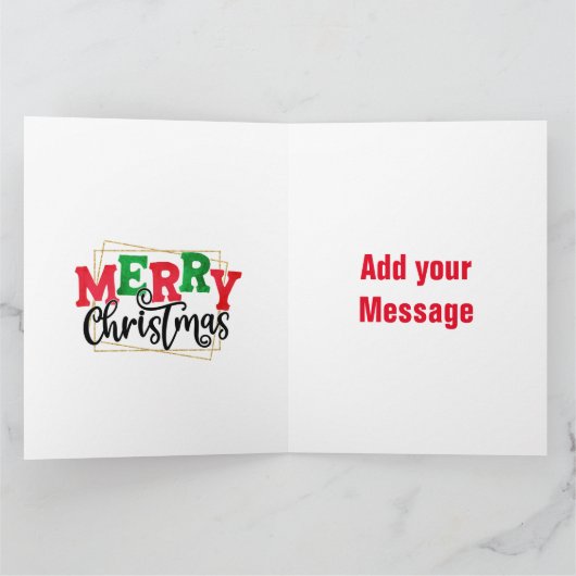 Weihnachtskarte Karte (Innenseite)